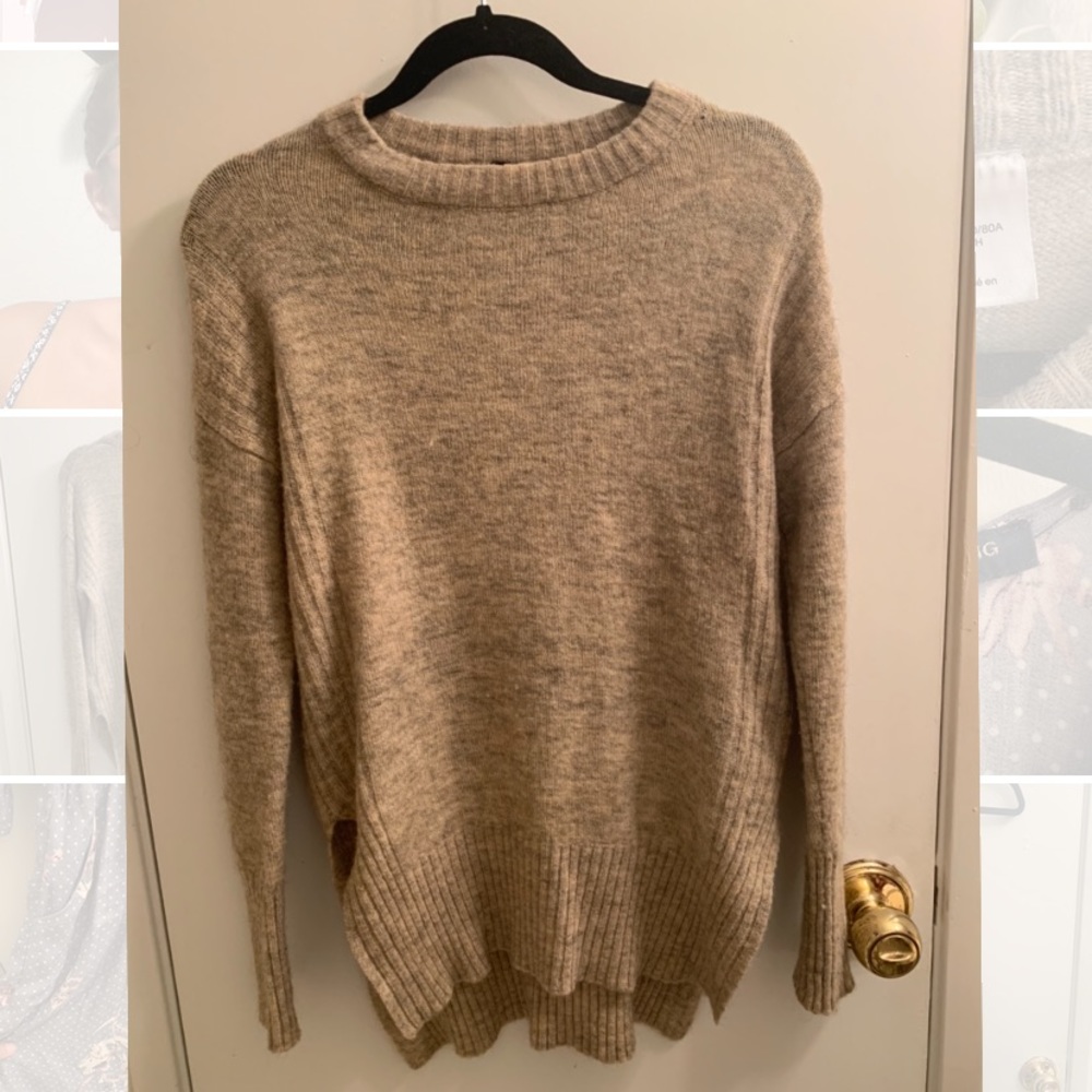 Beige H&M sweater (XS fits like a S)